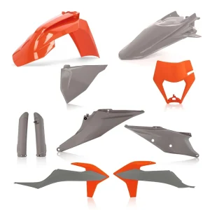 Kit de Plásticos ACERBIS FULL KIT KTM EXC/EXC-F 20-23 Laranja/Cinza