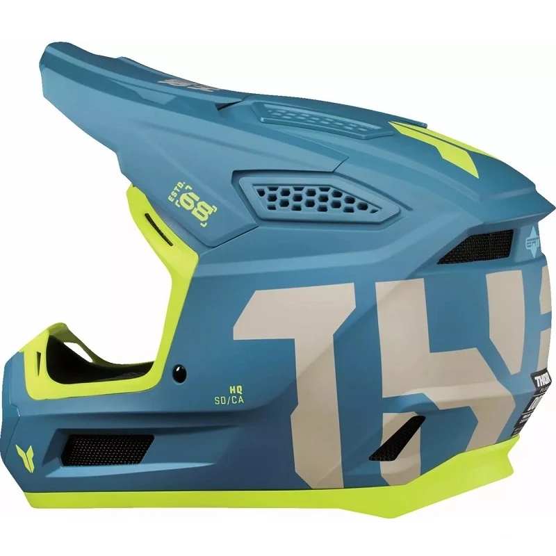 Capacete THOR FLEET FORGE BLUE 2025 - Image 4