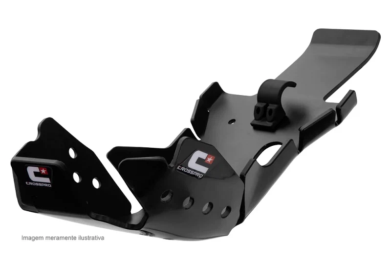 Protecção de Motor e Link CROSSPRO DTC ENDURO HUSQVARNA TE 250/300 17-19 Preto