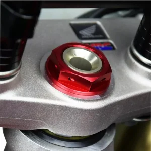 Porca de Direcção SCAR HONDA CR 125R/250R 01-07 Vermelho (ver modelos)