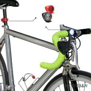 KIT DE LUZES LED BIKE SILICONE