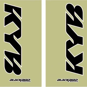 Jogo de Autocolantes de Forqueta BLACKBIRD RACING KAYABA Preto