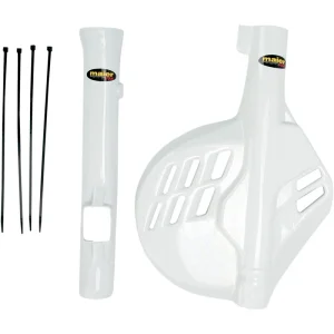 Protecção de Forquilha e Disco MAIER para HONDA CR 125/250/500 84-89, XR 250R 84-95, XR 600R 85-99 Branco