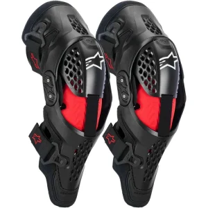 Joelheiras ALPINESTARS SX-1 PLASMA Preto/Vermelho/Cinza