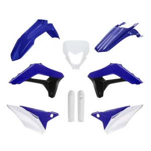 Kit de Plásticos POLISPORT FULL KIT SHERCO SE-R 125/250/300, SEF-R 250/300/450/500 2024 Azul/Branco