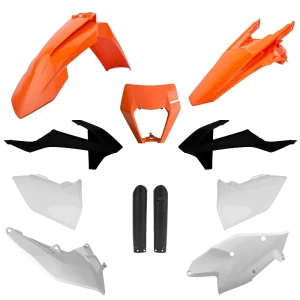 Kit de Plásticos POLISPORT FULL KIT KTM EXC 125/250/300 17-19, EXC-F 250/350/450/500 17-19 OEM 18