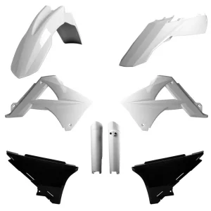 Kit de Plásticos POLISPORT FULL KIT GAS GAS EC 125/200/250/300 2011 Branco/Preto