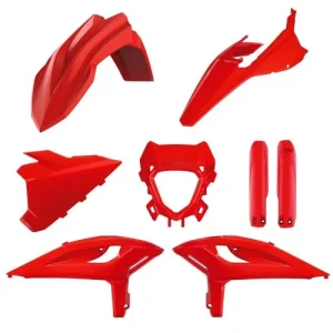 Kit de Plásticos POLISPORT FULL KIT BETA RR RACE e X-PRO 2T/4T 25-26 Vermelho