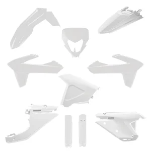 Kit de Plásticos POLISPORT FULL KIT SHERCO SE-R 125/250/300, SEF-R 250/300/450/500 25-26 Branco