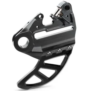Protecção Disco Traseiro Alumínio c/Suporte de Pinça GAS GAS MC 125/250 24, MC 250F/350F/450F 24 Preto