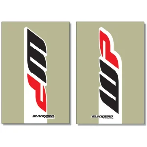 Jogo de Autocolantes de Forqueta BLACKBIRD RACING WP17 Transparente