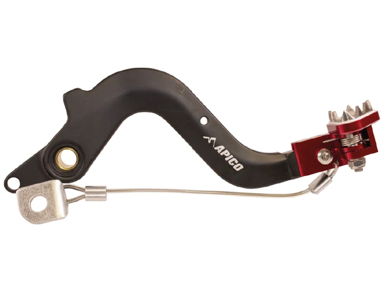 Pedal de Travão APICO GAS GAS EC 125/200/250/300 97-11 Preto/Vermelho