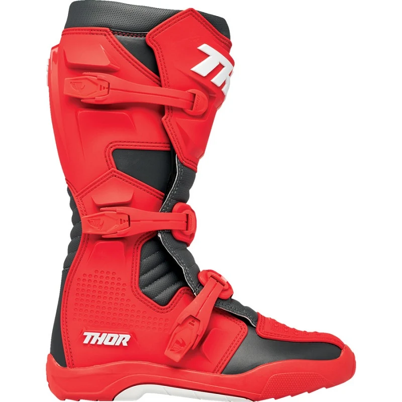 Botas THOR BLITZ XR MX Red/Charcoal - Image 3