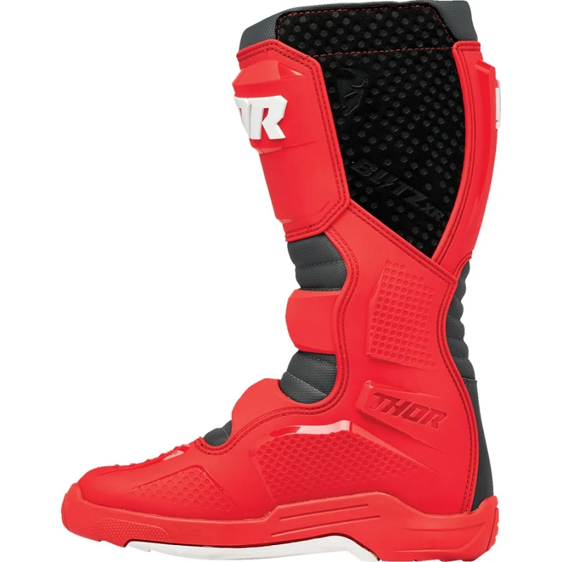 Botas THOR BLITZ XR MX Red/Charcoal - Image 4