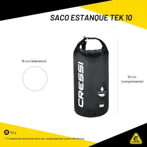 Saco Estanque Cressi Tek 10 Azul