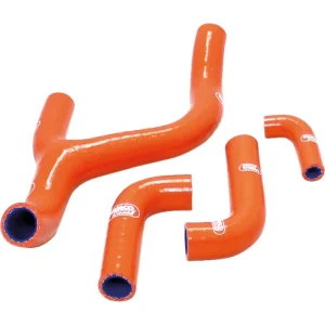 Tubos de Radiador SAMCO SPORT para KTM EXC-F 250 14-16, EXC-F 350 12-16 ´Y` PIECE RACE DESIGN Laranja