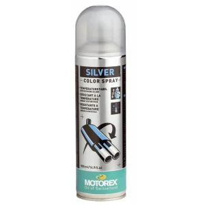Spray Pintura MOTOREX Resistente a Altas Temperaturas Cor Prata 500 ml