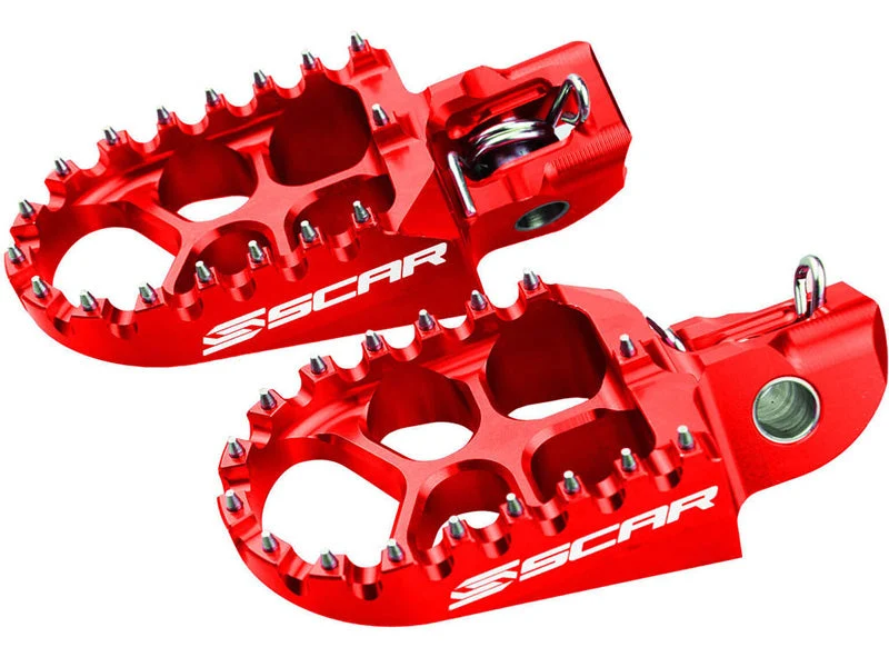 Pousa-pés SCAR EVOLUTION HONDA CRF 300 L 21-26, CRF 300 RALLY 21-26 Vermelho - Image 2