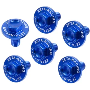 Kit Parafusos Alumínio ZETA para Protecção de Forquilha HUSQVARNA TC / FC / TE / FE 14-23 Azul