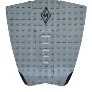 Deck Super Traction para Prancha de Surf – 3 Peças – Cinza