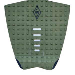 Deck Super Traction para Prancha de Surf – 3 Peças – Verde Militar