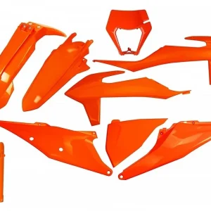 Kit de Plásticos UFO FULL KIT KTM EXC 150/250/300 20-23, EXC-F 250/350/450/500 20-23 Laranja Flúor