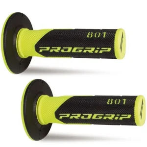 Punhos PROGRIP Dupla Densidade 801 Amarelo Flúor/Preto