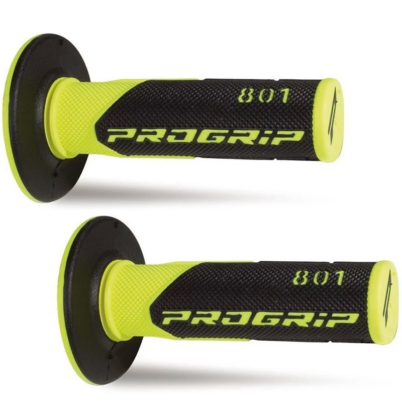 Punhos PROGRIP Dupla Densidade 801 Amarelo Flúor/Preto - Image 2