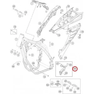 Protecção Pinhão Original KTM EXC-F 250 14-16, EXC-F 350 12-16, SX-F 250 13-15, SX-F 350 11-15