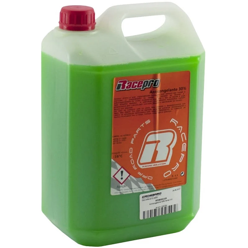 Líquido Anti-congelante Refrigerante RACEPRO 30% Verde 5 Litros - Image 2