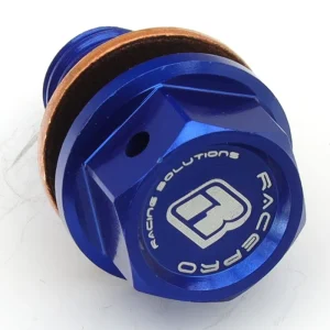 Bujão de Óleo Magnético RACEPRO SUZUKI RM 65 03-05, RMZ 250 04-06 Azul ou Verde